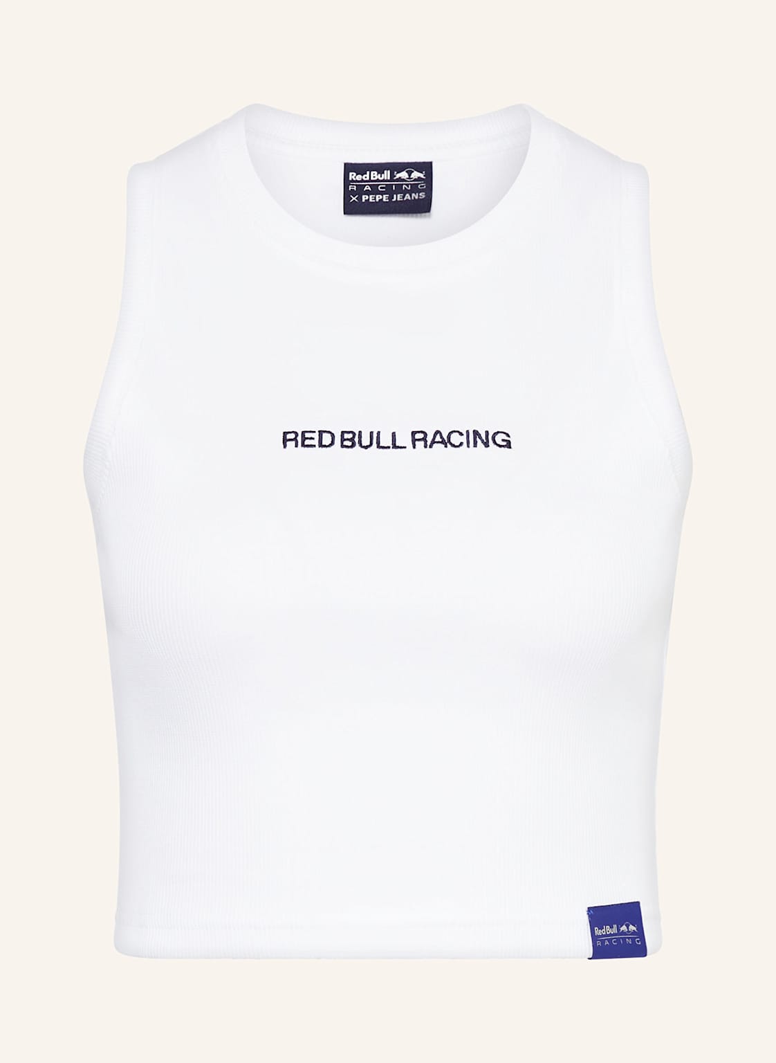 Pepe Jeans Krótki Top weiss