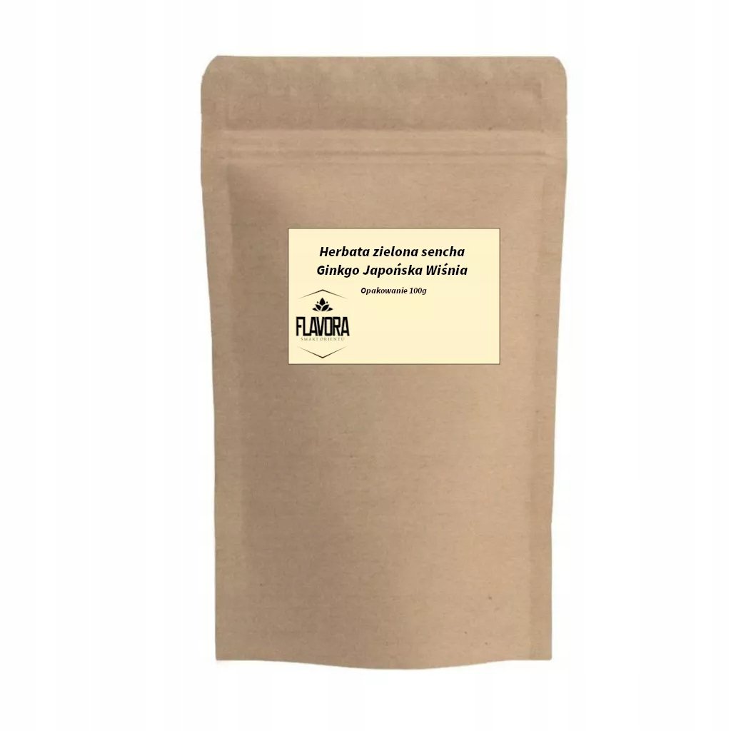 Zielona herbata Sencha Sakura wiśniowa 70g