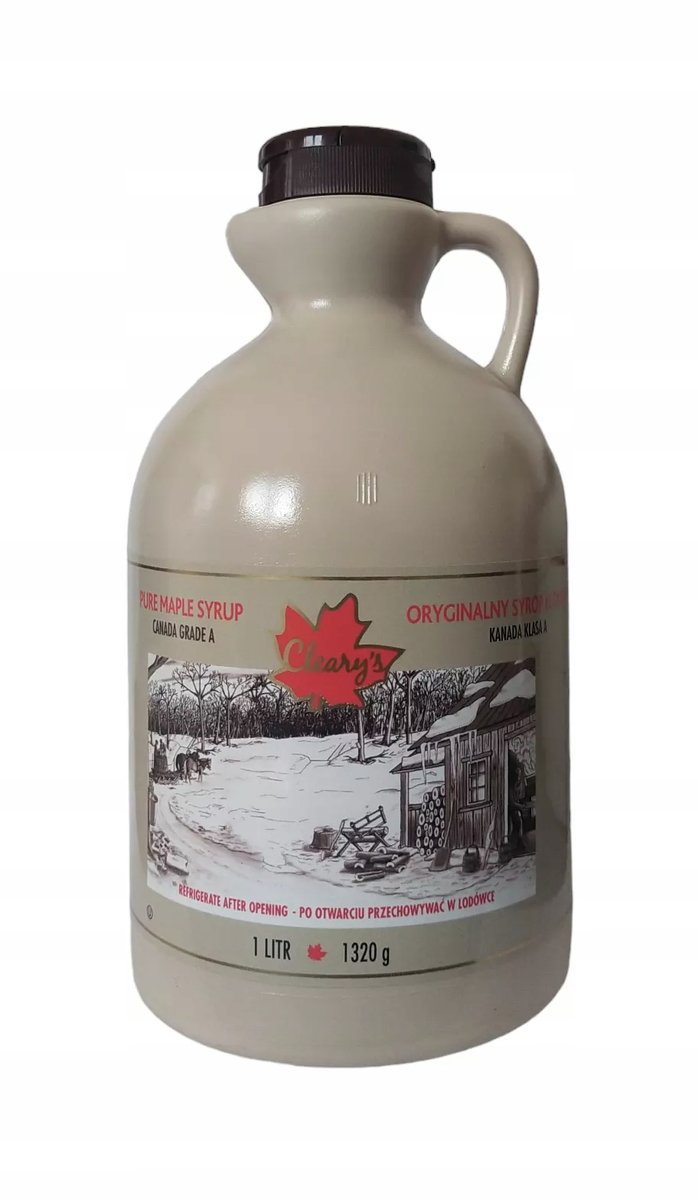 Syrop klonowy Cleary's 1 litr 1,32kg