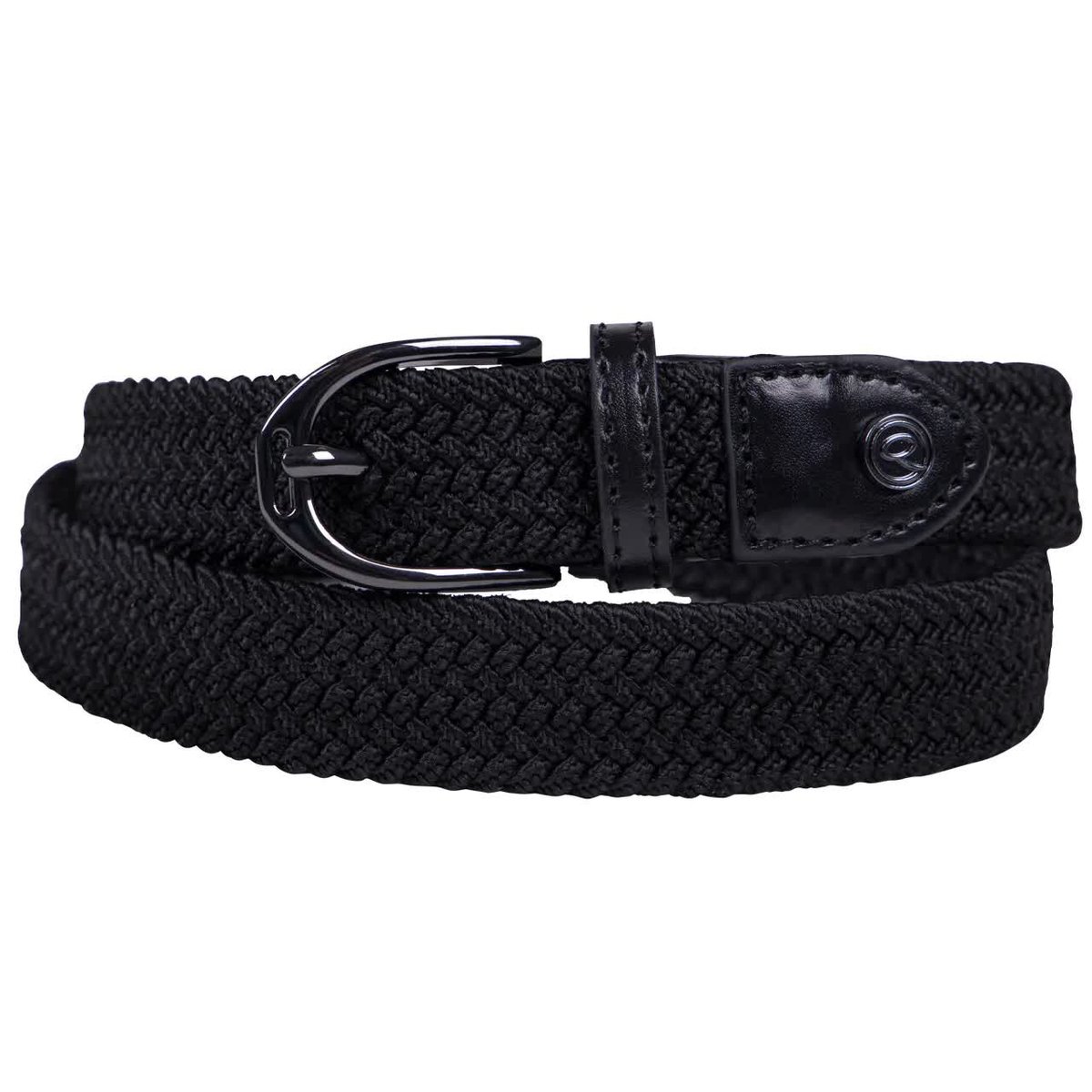 Pasek QHP Jorine elastic czarny, rozmiar: 85