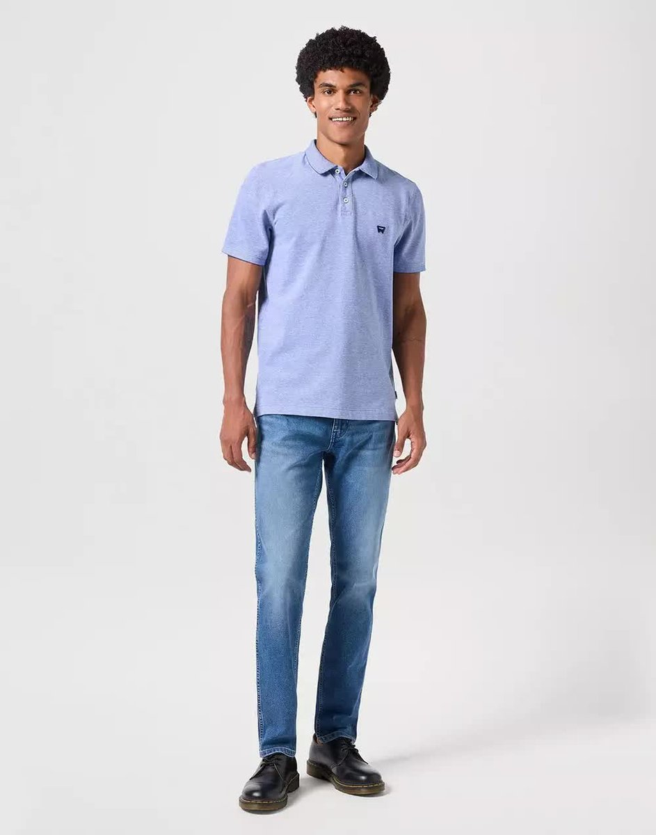Męskie spodnie jeansowe proste Wrangler RIVER W31 L34