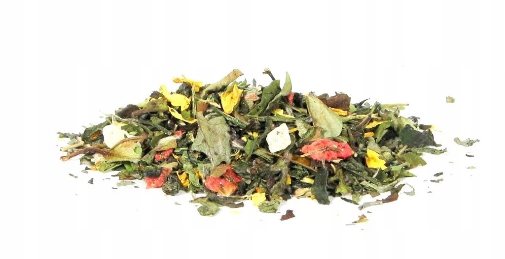 Herbata zielona aromatyzowana Siedem Zielonych Skarbów 70g