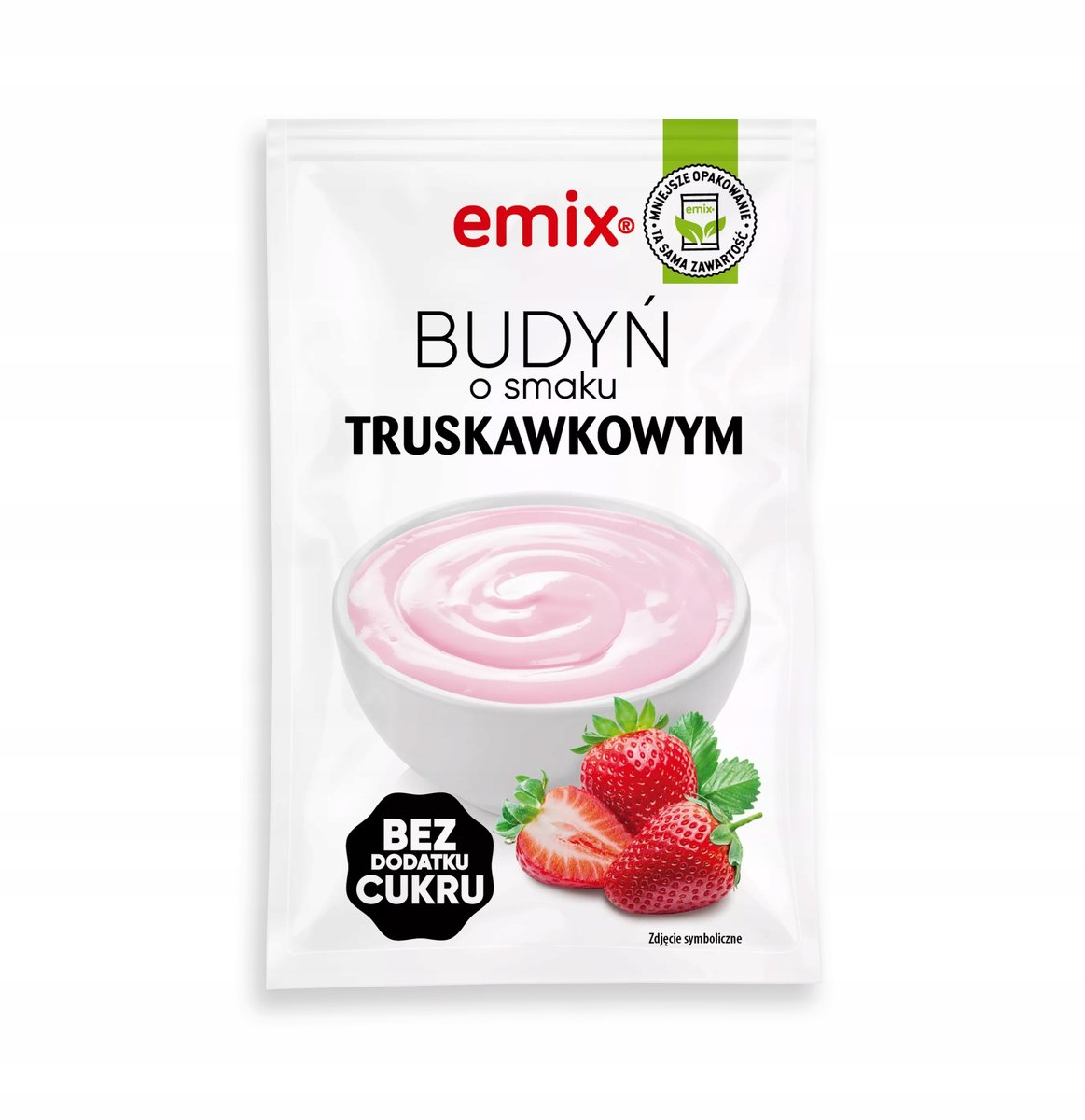 Budyń o smaku truskawkowym 40g