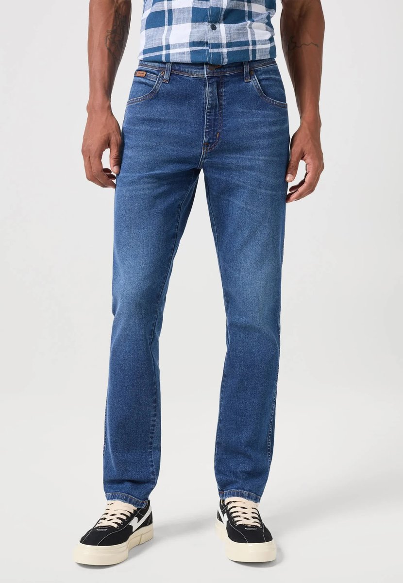 Męskie spodnie jeansowe dopasowane Wrangler VEGAS SLIM W33 L34