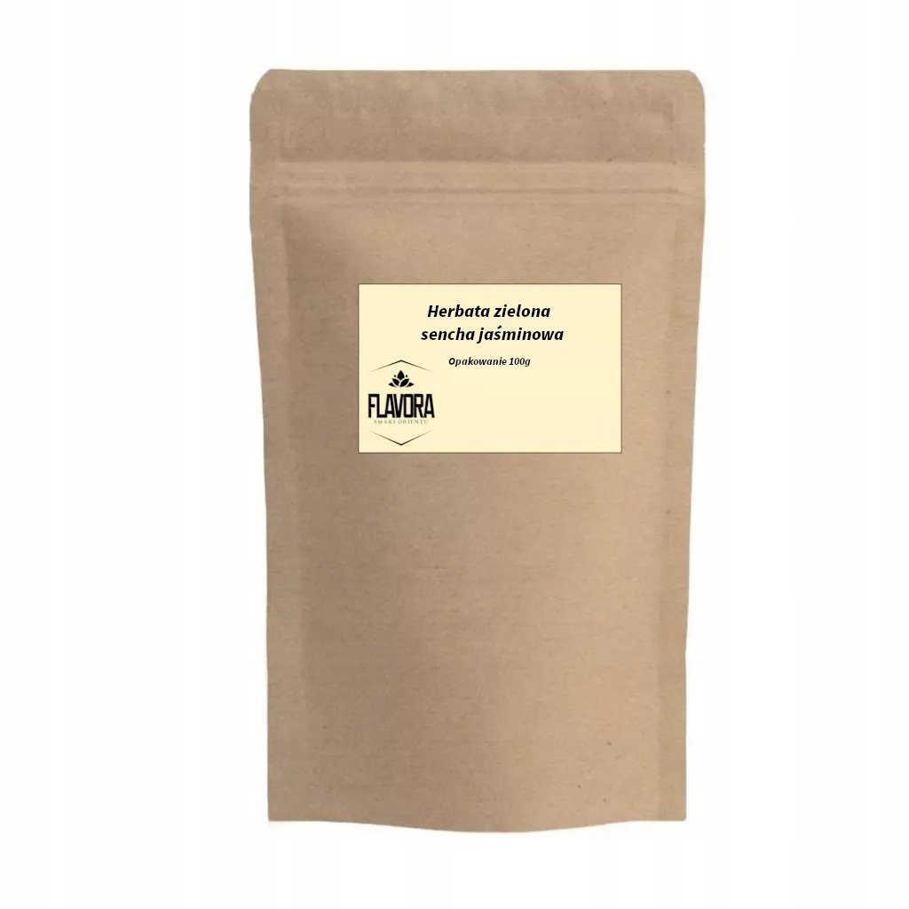 Herbata zielona aromatyzowana sencha jaśminowa 100g