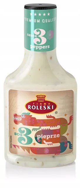 Sos 3 pieprze 305g Roleski