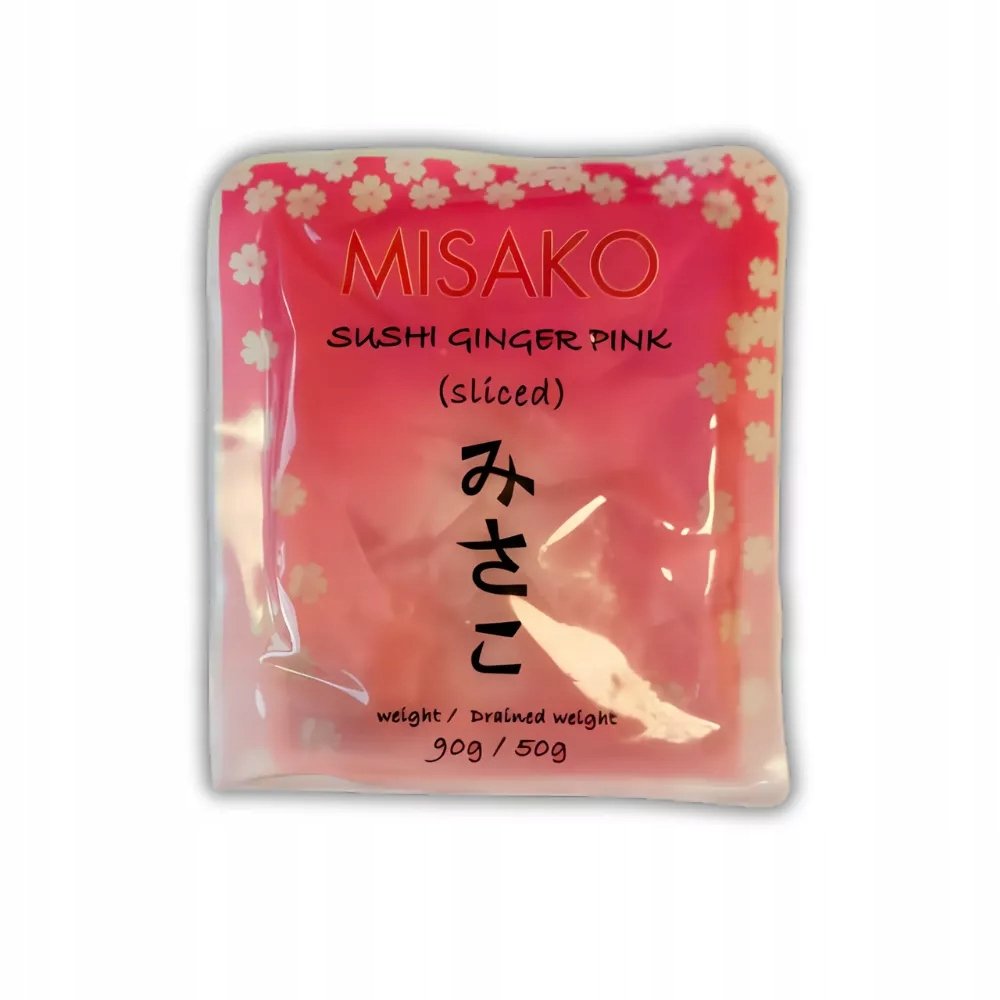 Imbir marynowany różowy do sushi 90g Misako