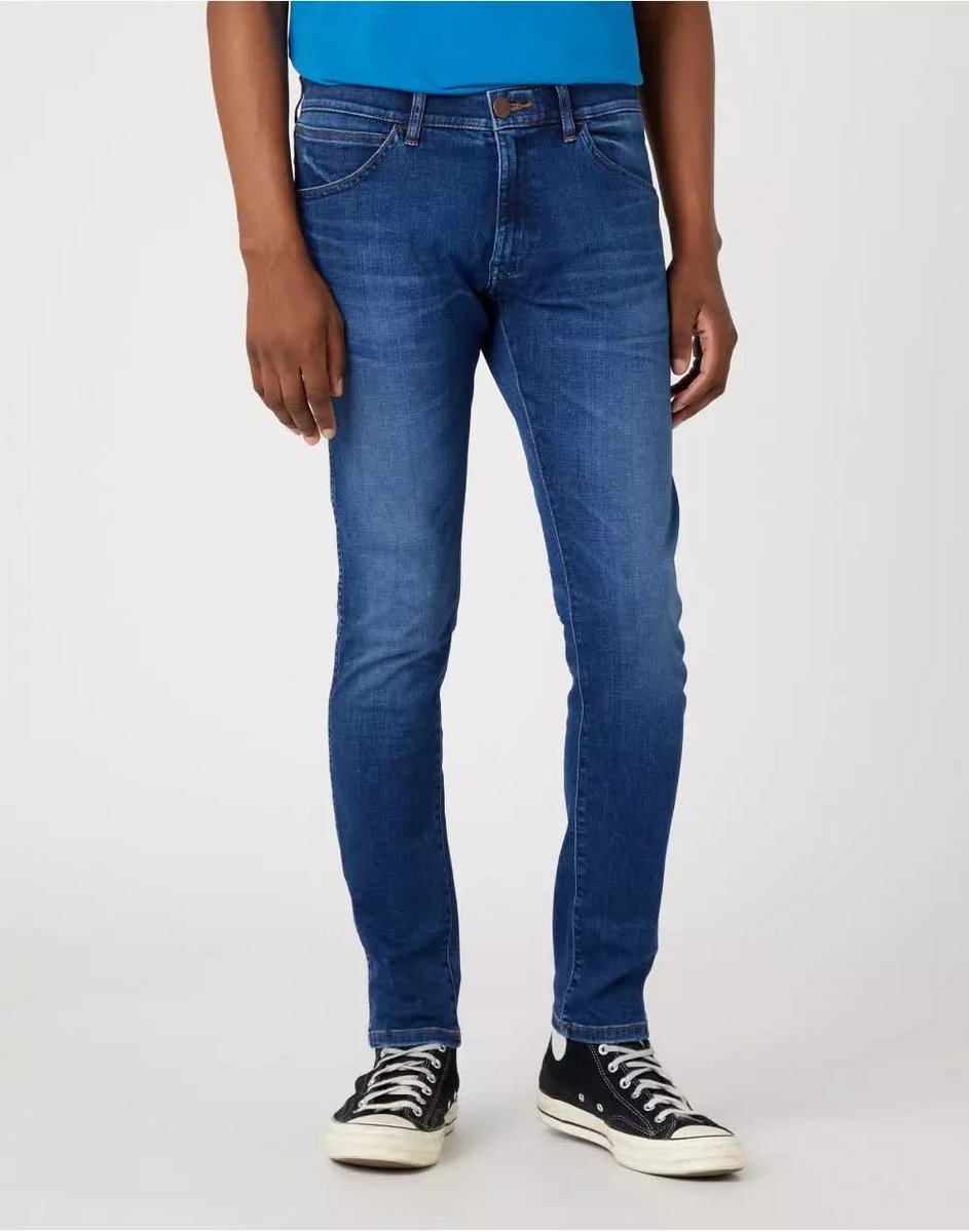 Męskie spodnie jeansowe rurki Wrangler BRYSON W29 L32