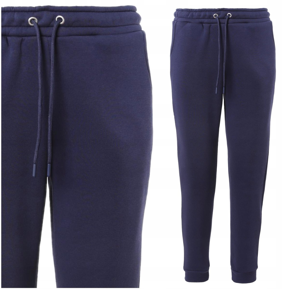 Spodnie Dresowe Damskie Ocieplane Z Elastycznym Ściągaczem Ciepłe Moraj Xxl