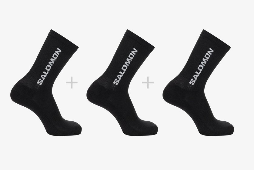 SALOMON SKARPETKI WYSOKIE EVERYDAY CREW 3-PACK WYGODA NA SPORT M 39-41