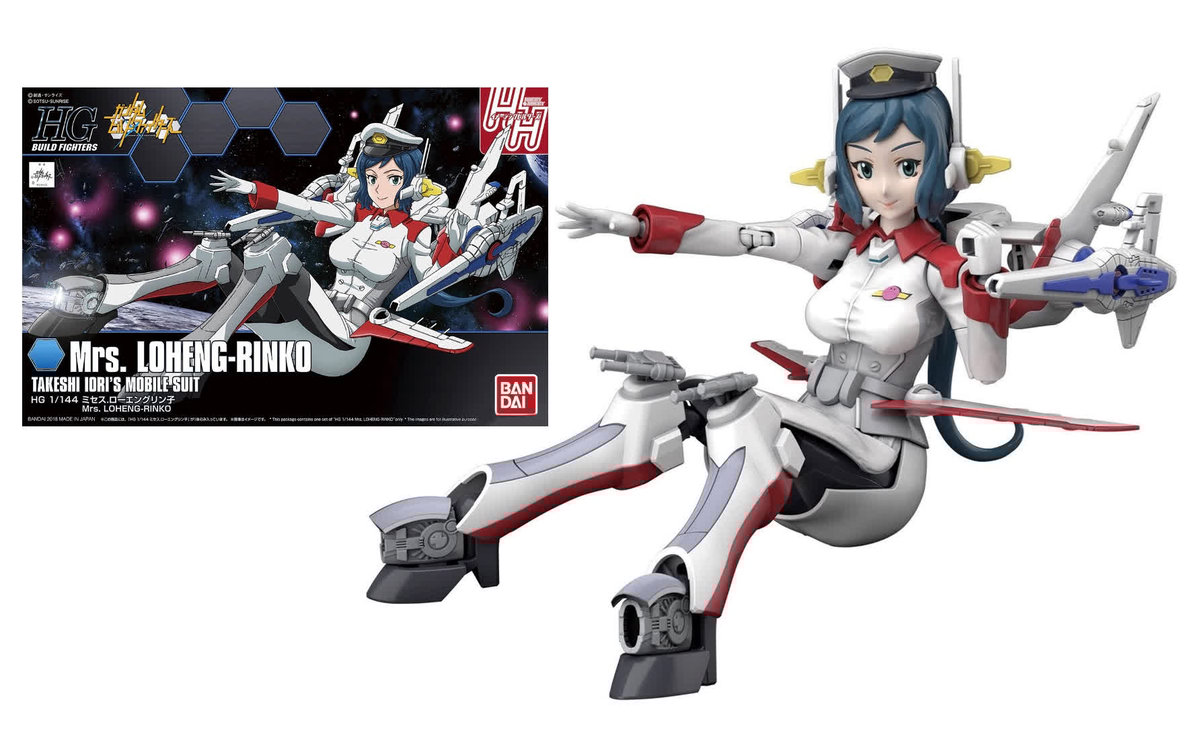 Figurka do złożenia Gundam Build Fighters Figure-rise Standard 1/144 - Mrs. Loheng-Rinko