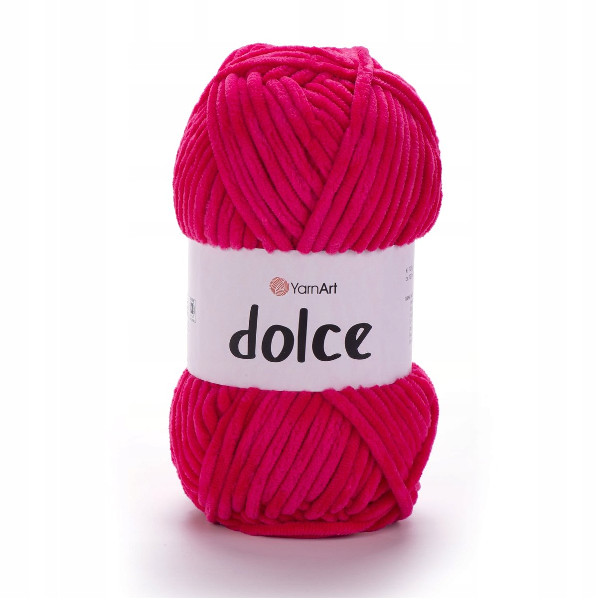 Włóczka YarnArt Dolce 100g 759 intensywny róż