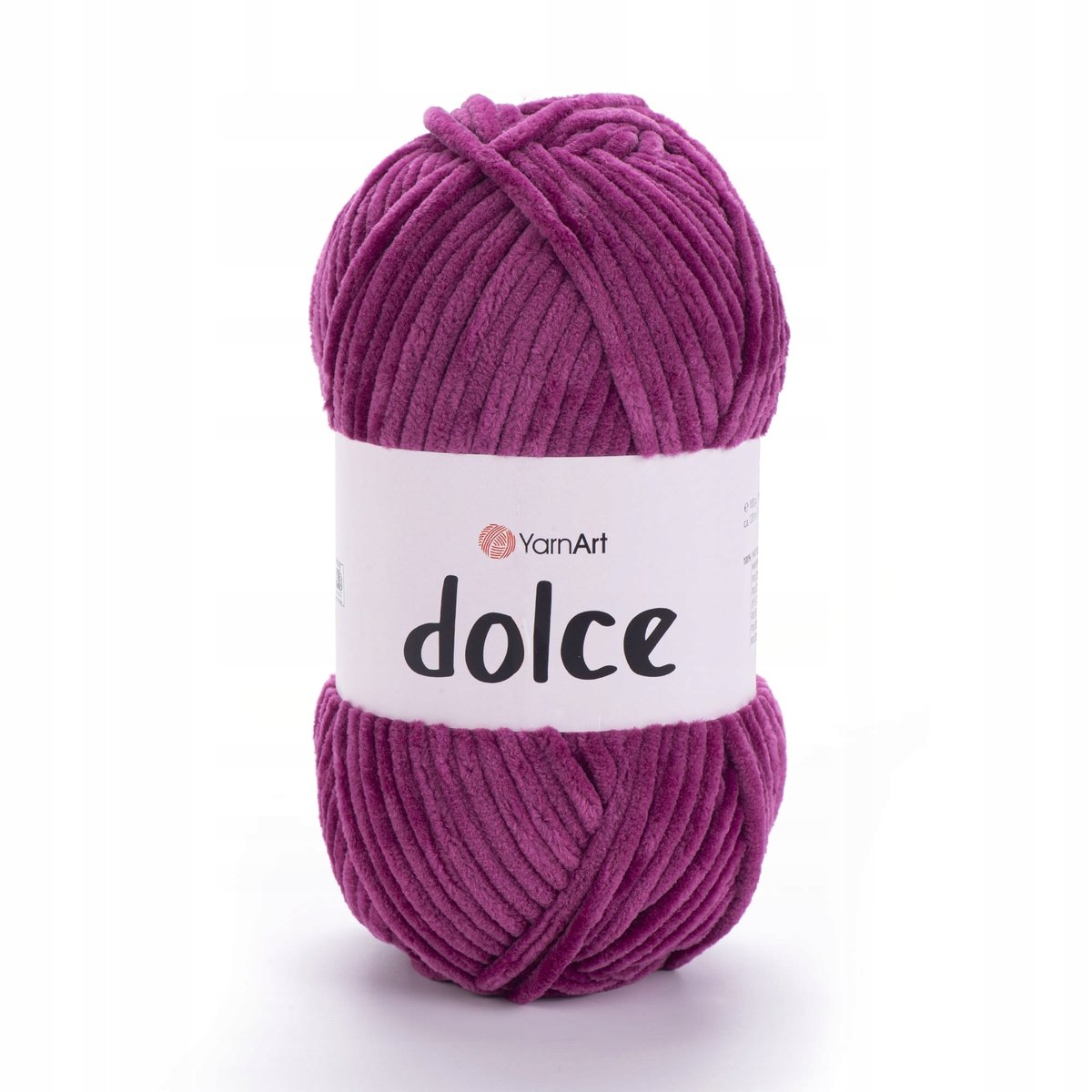 Włóczka YarnArt Dolce 100g 766 ciemny wrzos