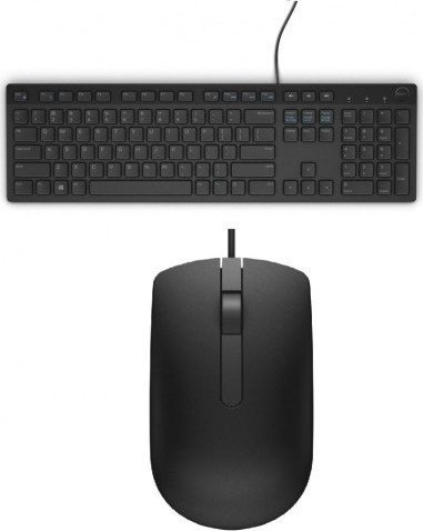 Klawiatura + mysz Dell Zestaw przewodowy Dell klawiatura KB216 + Mysz MS116 USB