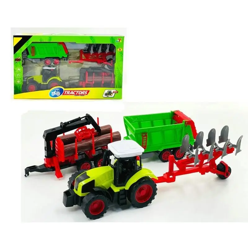 Traktor z maszynami - Macyszyn Toys