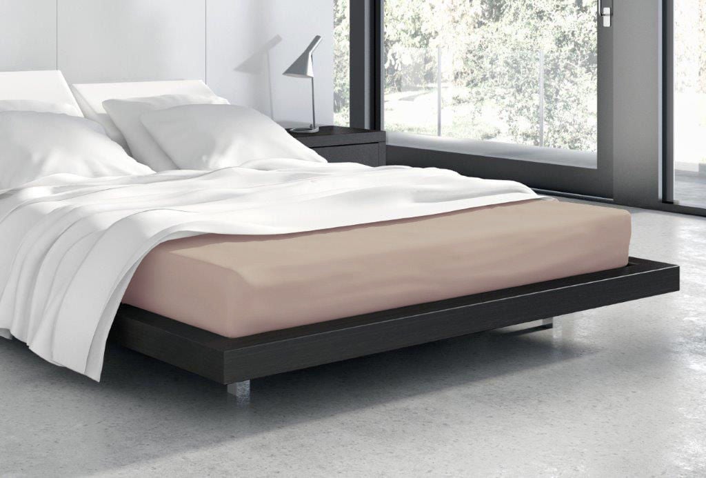 Prześcieradło Frotte Vanille Z Gumką Beżowe