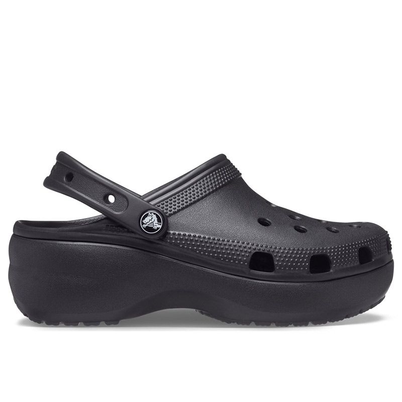 Klapki Crocs Classic Platform Clog 206750-001 - czarne