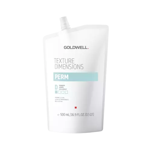 Goldwell Texture Dimensions, loton do trwałej ondulacji dla włosów z umiarkowaną ilością pasemek, D-Damaged, 500ml