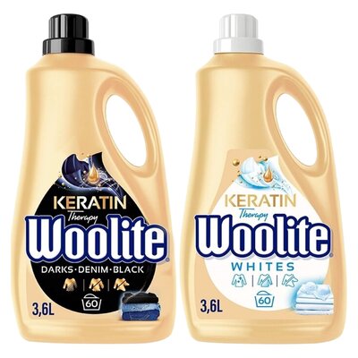 Płyn do prania WOOLITE Keratin Therapy Czarny 3600 ml yn do prania WOOLITE Keratin Therapy Biały 3600 ml