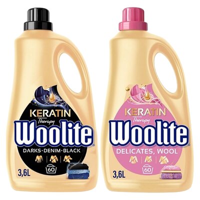 Płyn do prania WOOLITE Keratin Therapy Czarny 3600 ml yn do prania WOOLITE Keratin Therapy Delicate 3600 ml