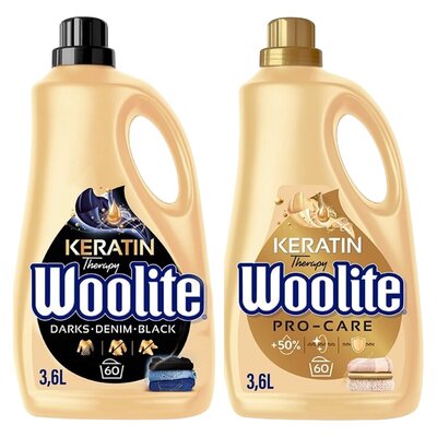 Płyn do prania WOOLITE Keratin Therapy Czarny 3600 ml yn do prania WOOLITE Keratin Therapy Pro-Care 3600 ml
