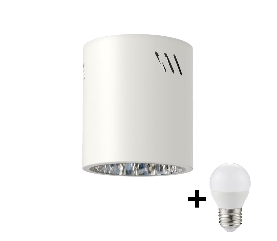 LED Oświetlenie punktowe GEORGE 1xE27/6W/230V śr. 11 cm biały
