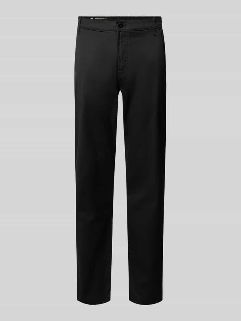 Chinosy o kroju tapered fit ze szlufkami na pasek model ‘Morry’
