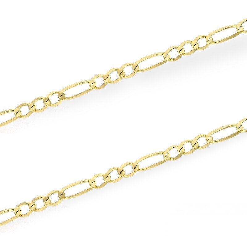 Złoty łańcuszek figaro 333 8 karat 2mm