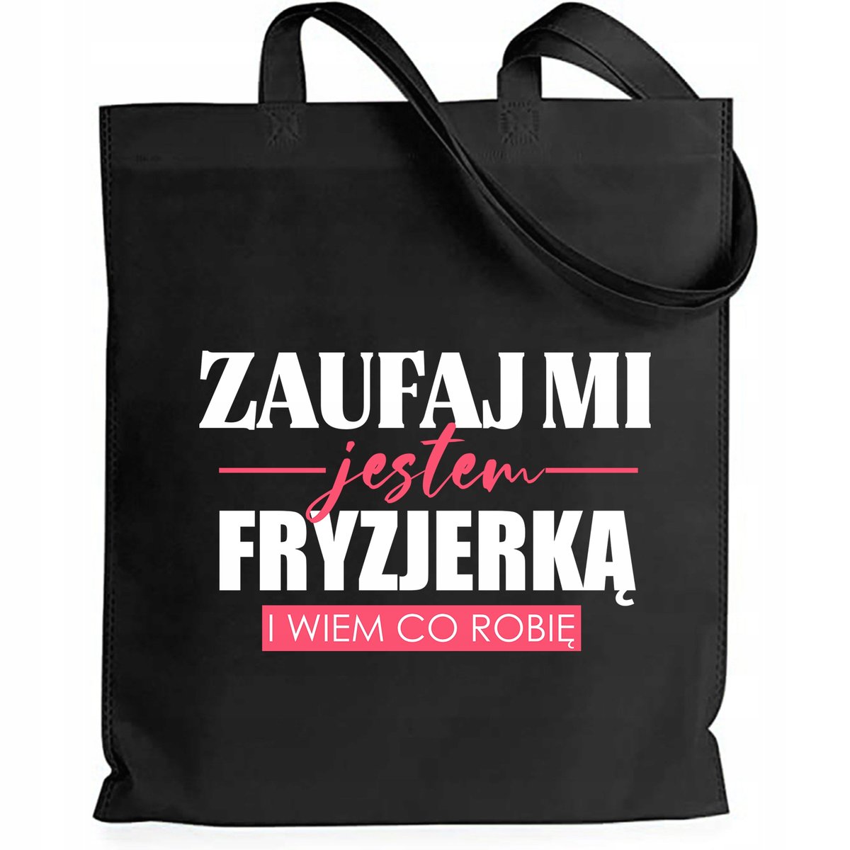 TORBA BAWEŁNIANA SHOPER NA ZAKUPY DLA FRYZJERKI WZ