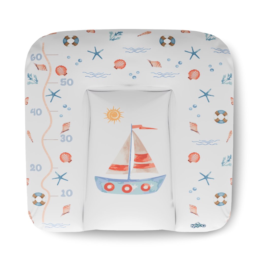Kikido, Przewijak miękki dla noworodka, 75x70 Boat