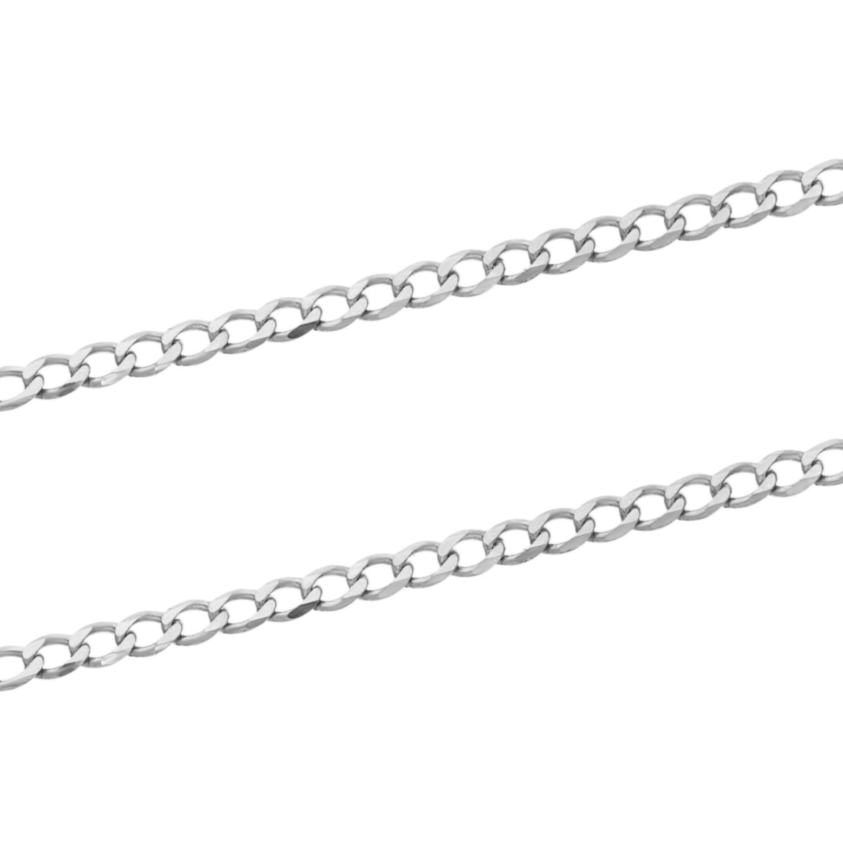 Łańcuszek z białego złota 585 Pancer 1,1mm
