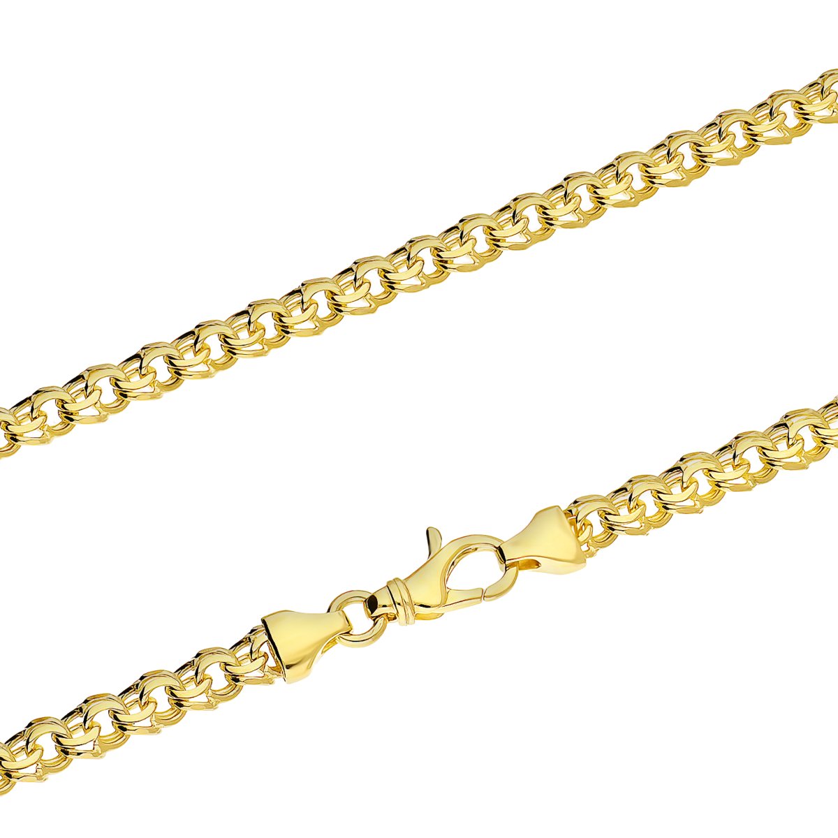 Łańcuszek złoty garibaldi 585 14 karat 4mm