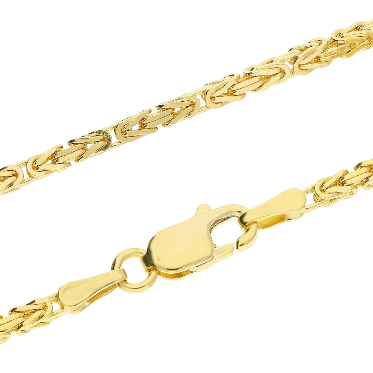 Królewski złoty łańcuszek 585 14 karat 2mm