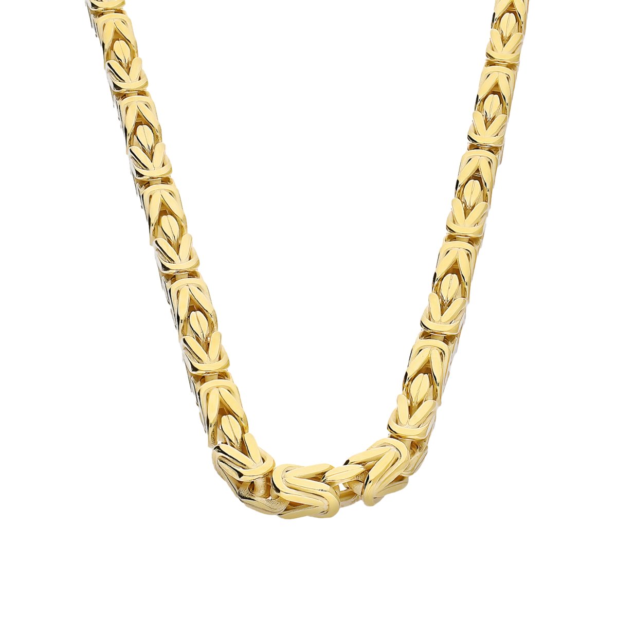 Złoty łańcuszek królewski 9K 4,5 mm