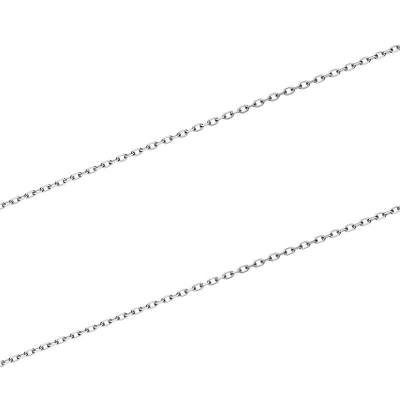Łańcuszek z białego złota Ankier 585 1mm