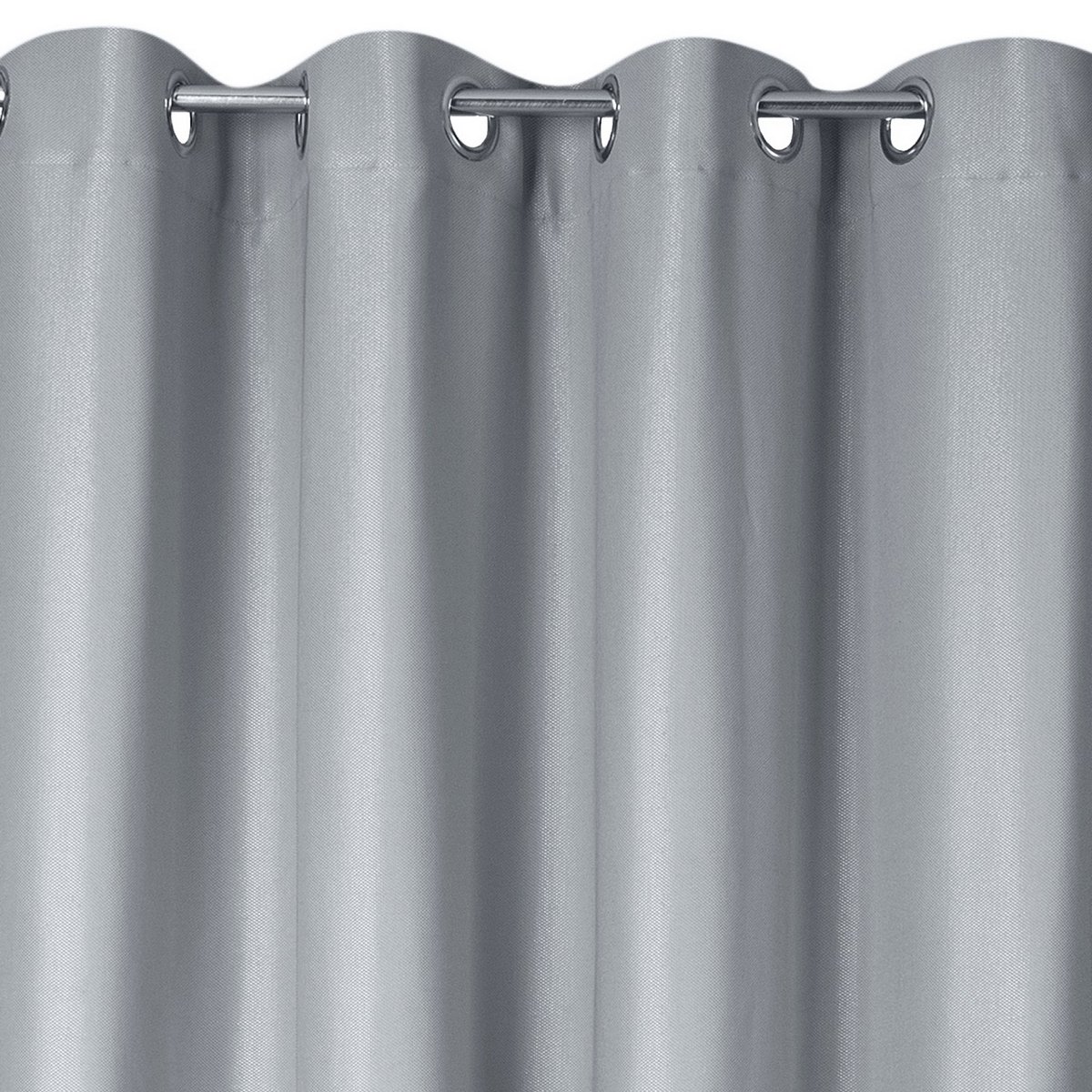 Zasłona EUROFIRANY ESSME, srebrna, 140x250 cm