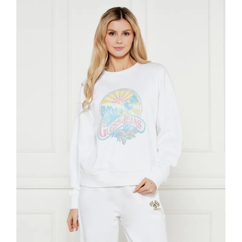 Guess Jeans Bluza SUNSET Oversize fit