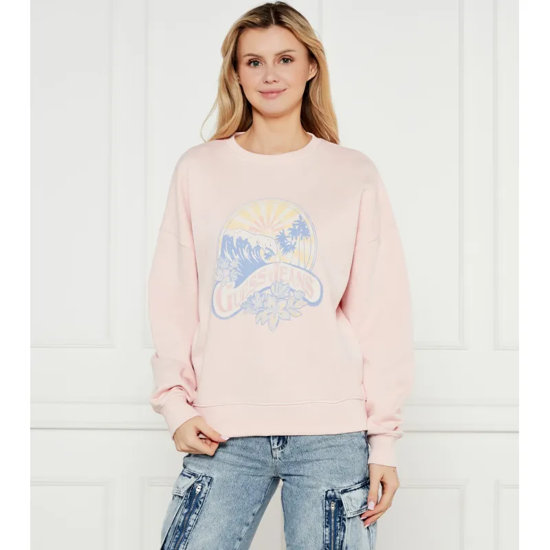 Guess Jeans Bluza SUNSET Oversize fit