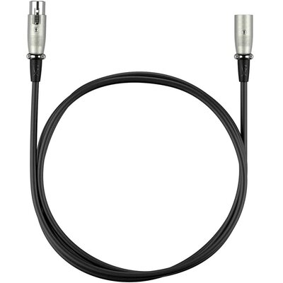 Kabel XLR męski - XLR żeński HYPERX 3 m Czarny