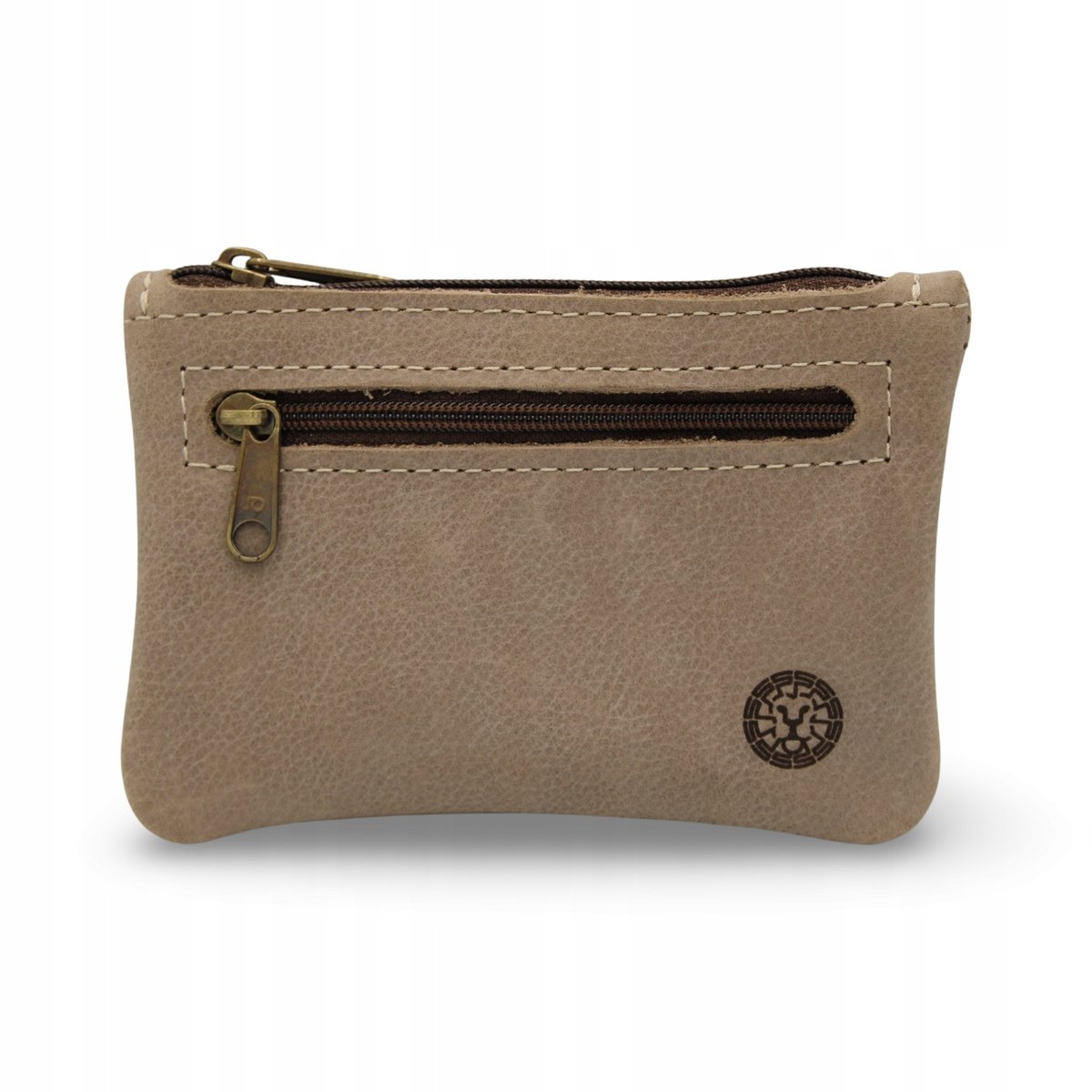 Etui na Klucze Pokrowiec Futerał na Pilota Skórzane Szare -Parker Quality