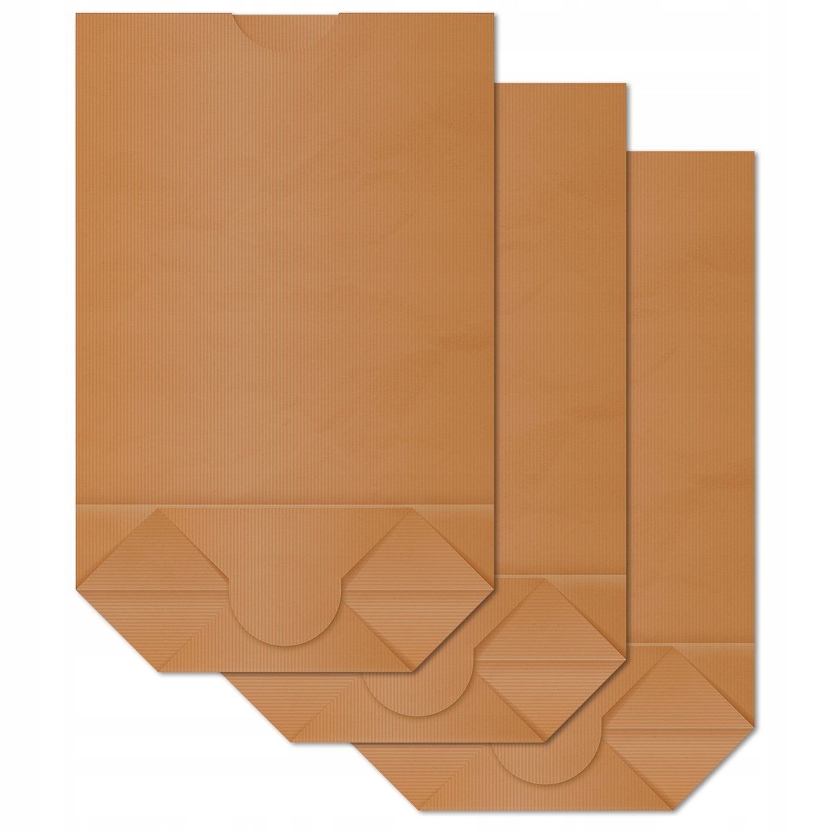 Torby Krzyżowe Papierowe Klockowe Produkty Sypkie 28X45Cm, Poj. 5Kg, 500Szt