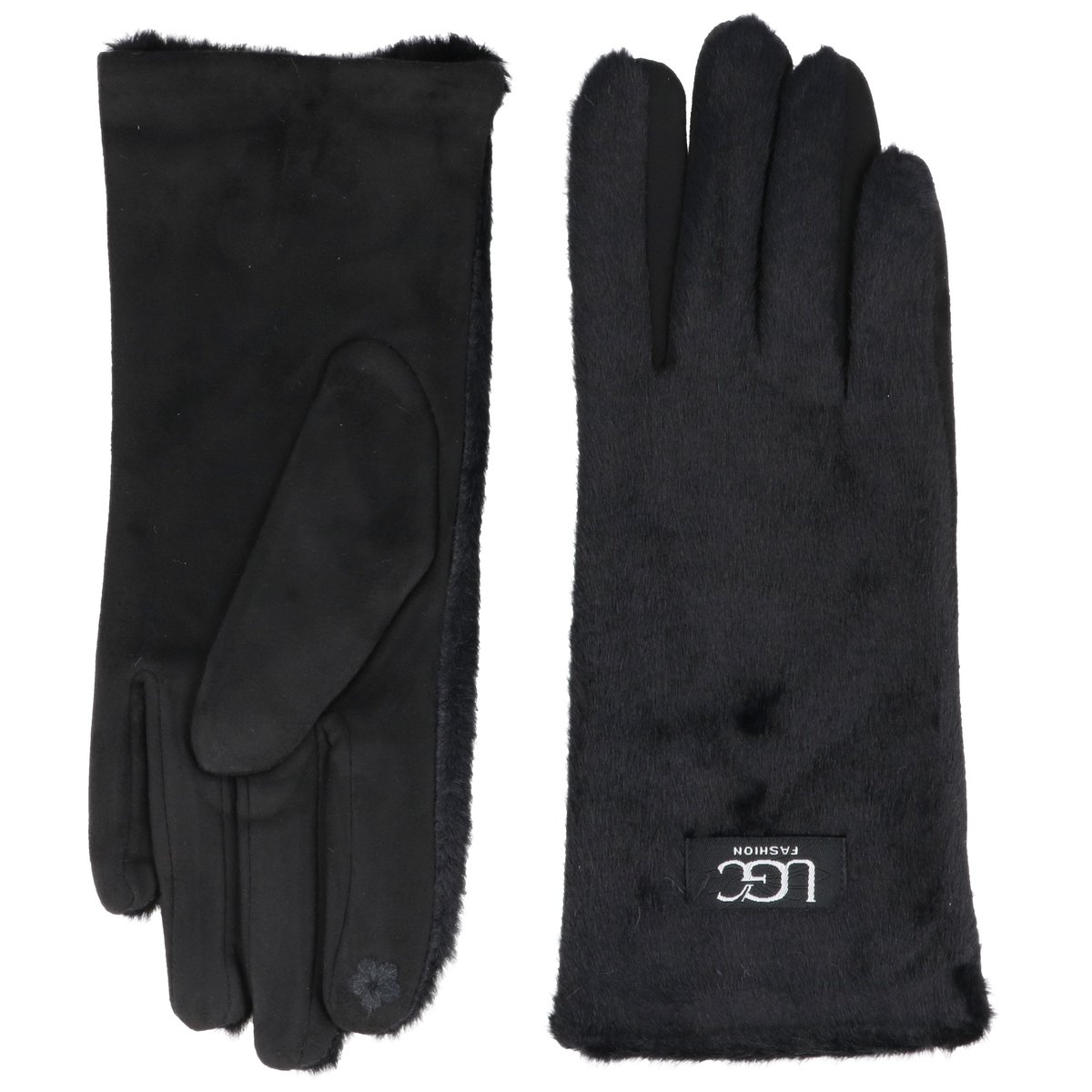 Rękawiczki Zimowe Damskie Alpaca One Side Black