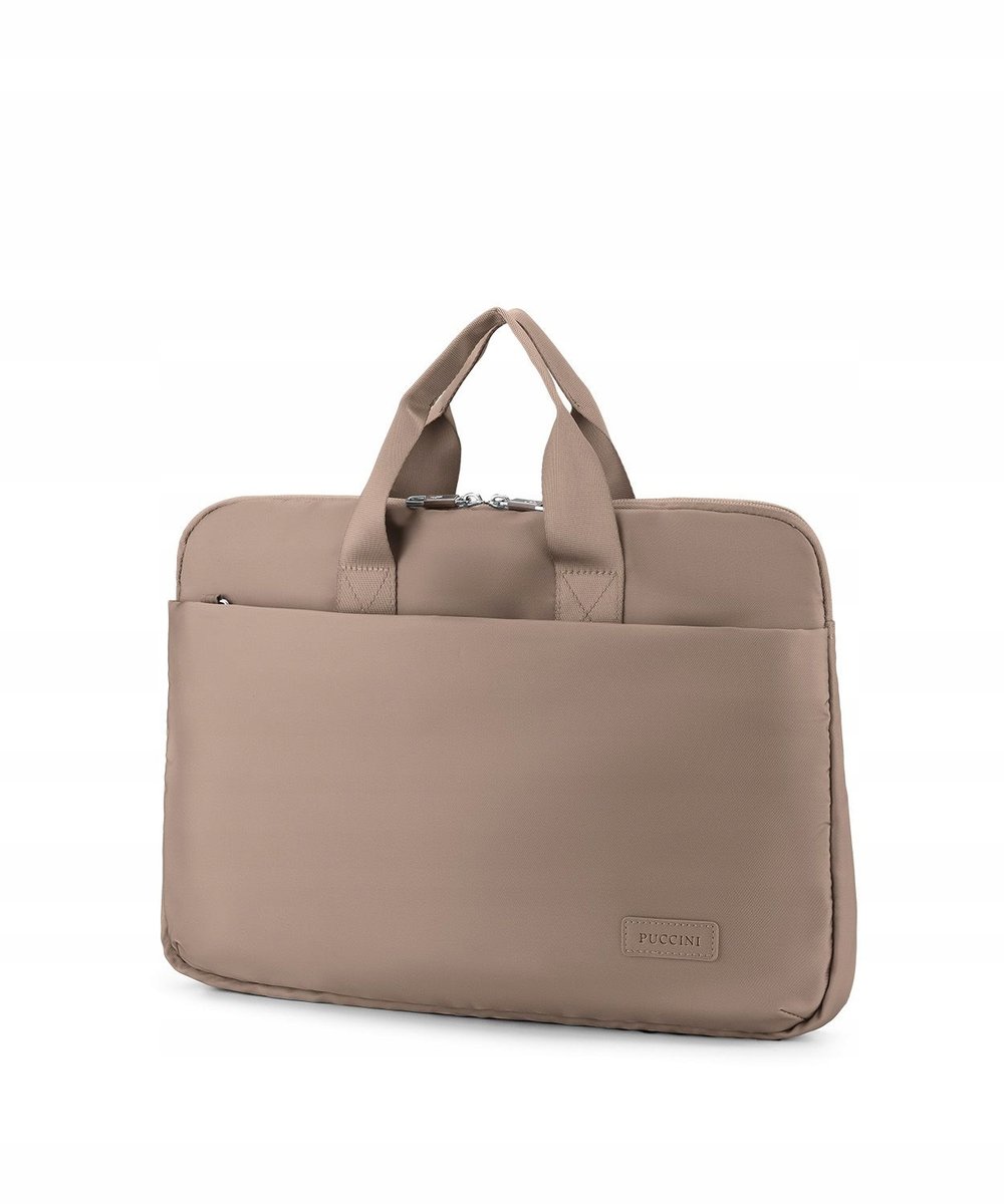 Torba Na Laptopa Aktówka do Pracy 15,6'' PUCCINI Beżowa TL2406-6A
