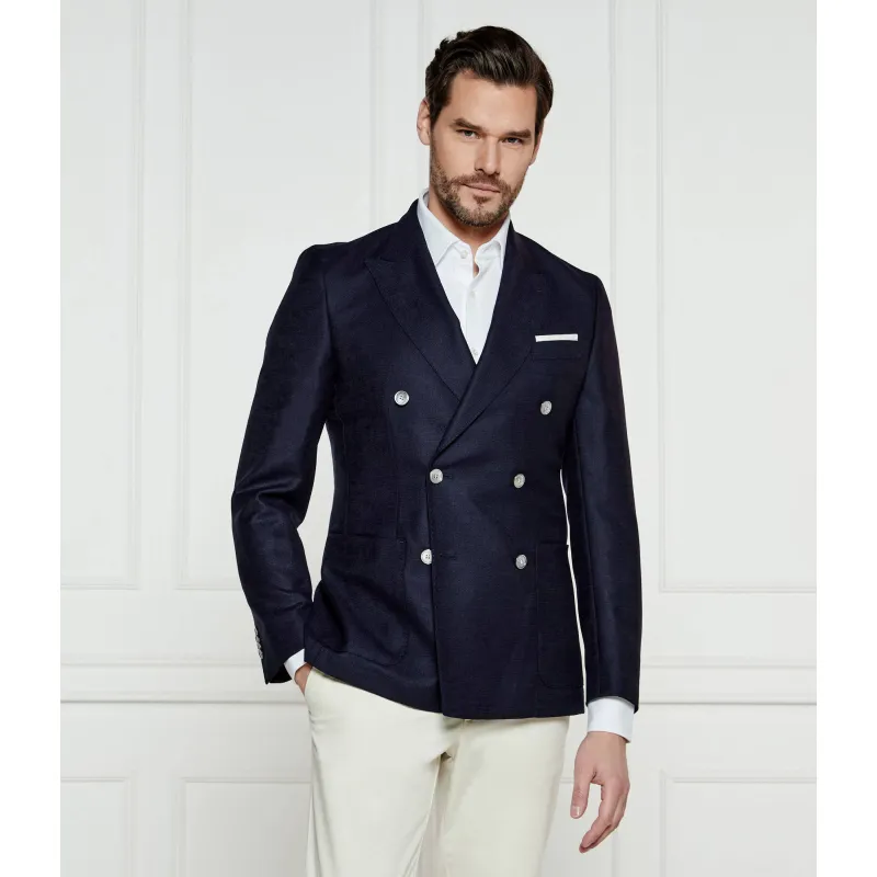 BOSS BLACK Wełniana marynarka C-Huge-DB-251 Slim Fit