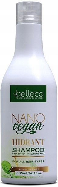 BELLECO VEGAN Szampon po zabiegu nanoplastii 300ml