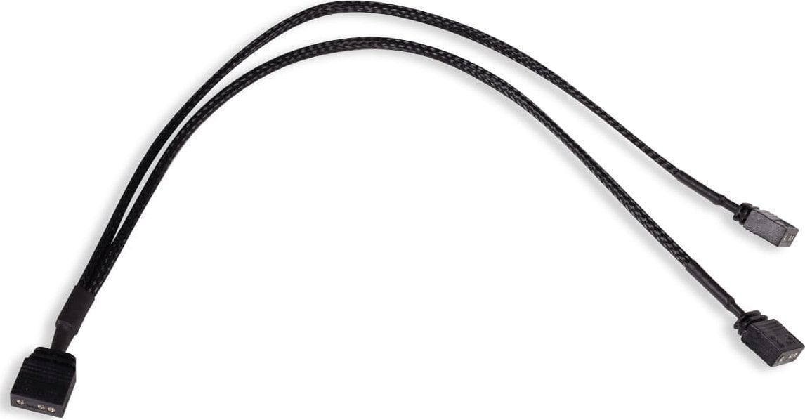 Alphacool Alphacool Y-Splitter aRGB 3-Pin auf 2x 3-Pin 30cm - schwarz