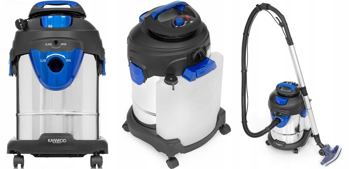Odkurzacz Myjący Kanwod Super Wash, 2000W, Zbiornik 20L, Z Kompletem Dysz