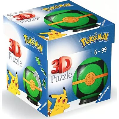 Puzzle 3D RAVENSBURGER Kula Pokémon Repeat Ball 11626 (54 elementy)