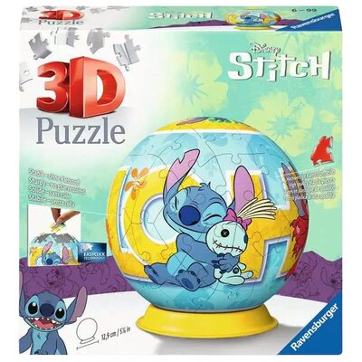 Puzzle 3D RAVENSBURGER Disney Stitch Kula 11596 (72 elementy)
