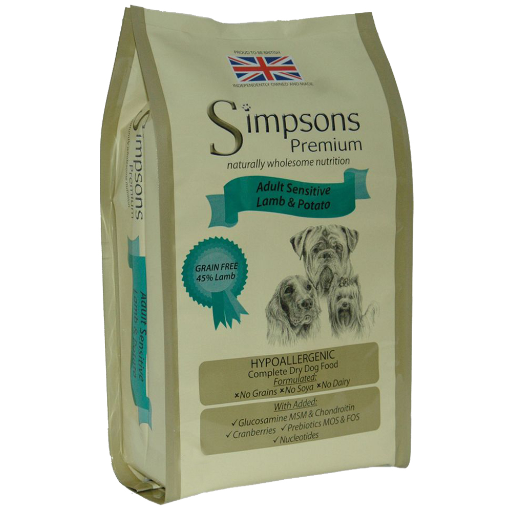 Simpsons Premium Sensitive Adult Lamb&Potato 2 kg